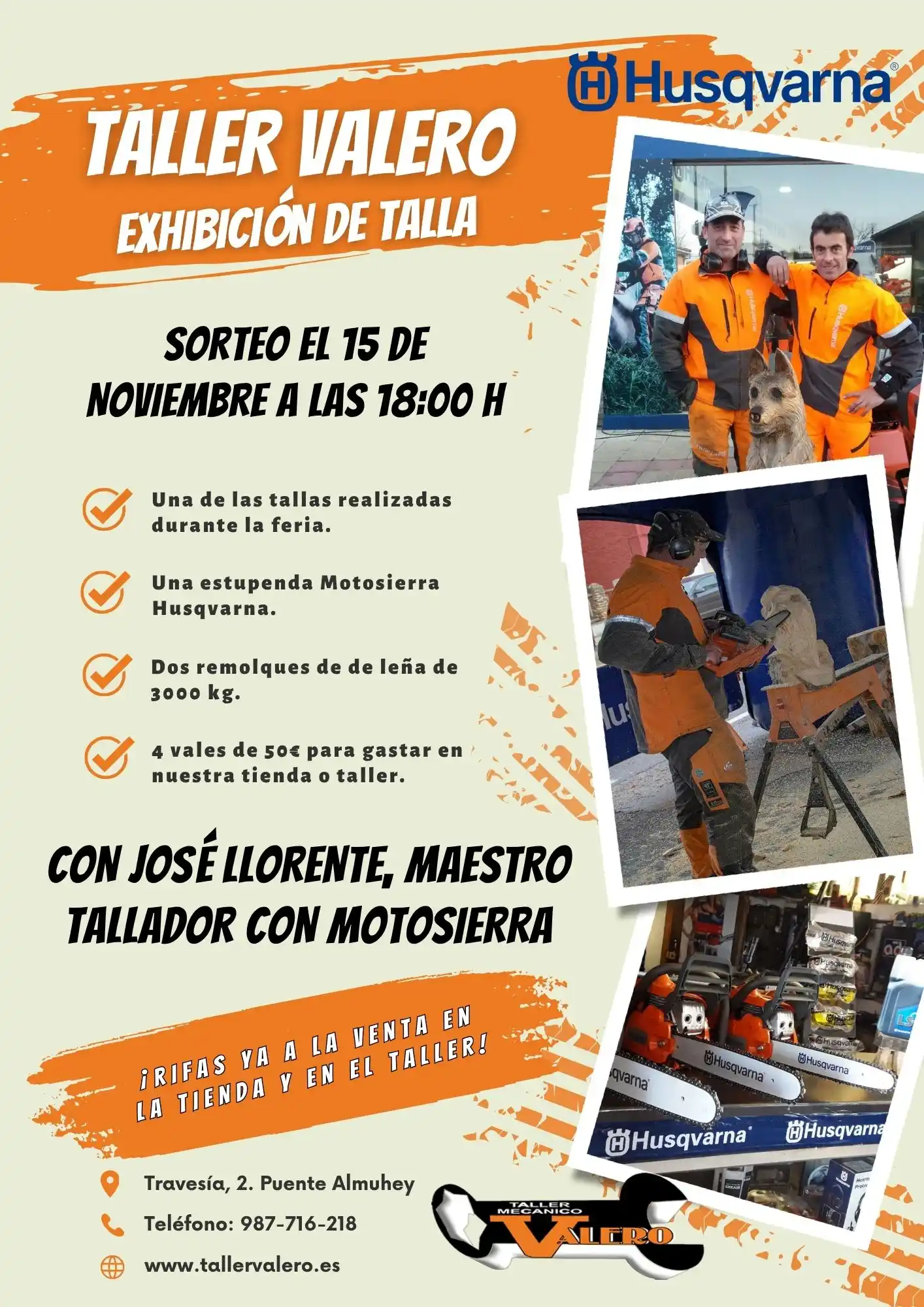 Talla con motosierra 2025, Maestro José Llorente